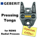 REMS Pressing Tongs for Geberit Fittings