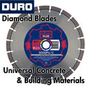 Duro Diamond Blades for Universal Concrete and Building Materials