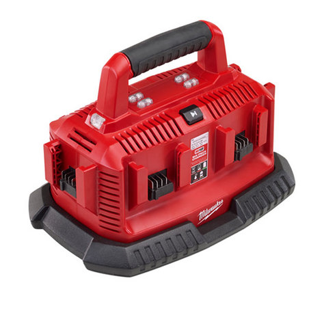 Milwaukee Power Tools, Milwaukee M1418C6 Multibay Charger 240 volt