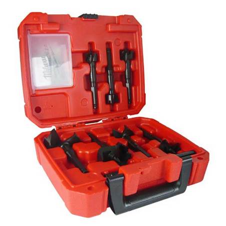Milwaukee Power Tools, Milwaukee Selfeed Bit 8 Piece Contractors Kit