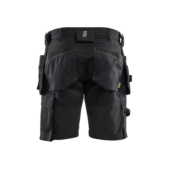 BLAKLADER, , Blaklader 1752 Black 34 Craftsman Stretch Short