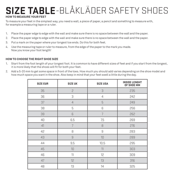 BLAKLADER, , Blaklader 2455 Elite Size 12 Black Safety Boot
