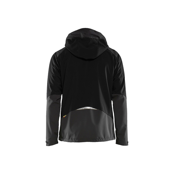 BLAKLADER, , Blaklader 4749 Large Softshell Jacket Black / Hi-Vis Yellow