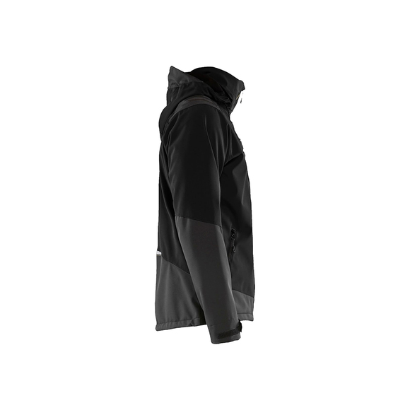 BLAKLADER, , Blaklader 4749 Large Softshell Jacket Black / Hi-Vis Yellow