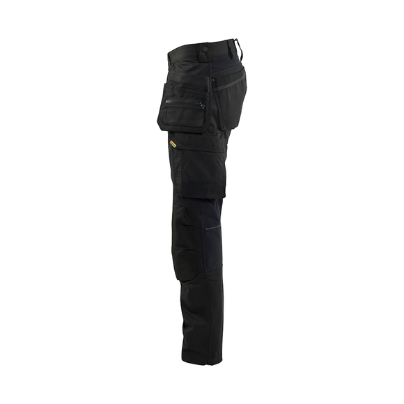 BLAKLADER, , Blaklader Black 1750 34R Craftsman Stretch Trouser