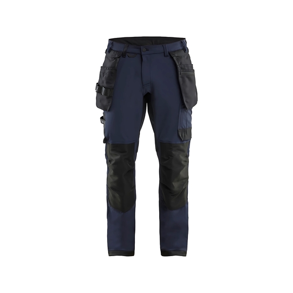 BLAKLADER, Blaklader 1720 Craftsman Trousers 4 Way Stretch 36R Dark Navy/Black