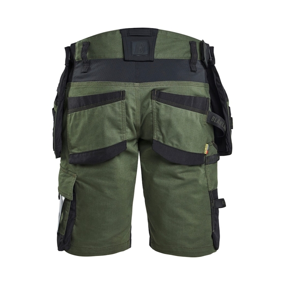 BLAKLADER, , Blaklader 1972 Striker Craftsman Shorts Forest Night/Black 34w