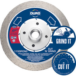 Duro 115DPCNG Cut 'n' Grind Combination Diamond Blade