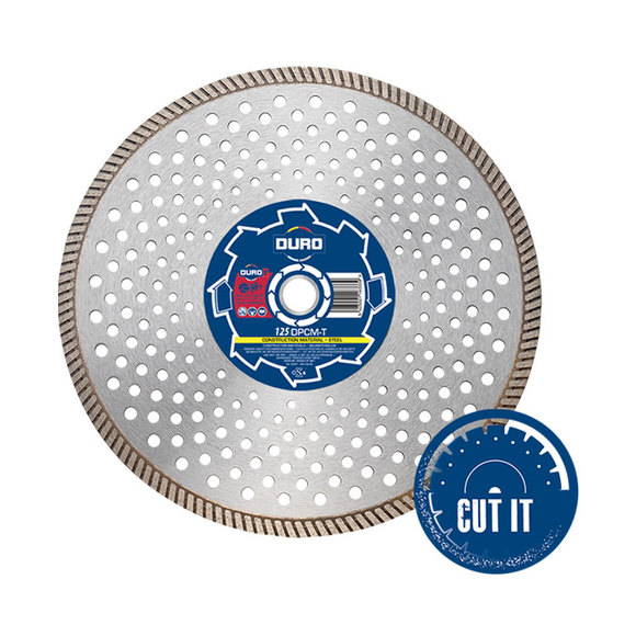 Duro Diamond Products, Duro 125DPCM-T Construction Materials & Metal Blade