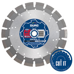 Duro 350DPA/C-20 Concrete/Asphalt Blade Ø20mm Bore