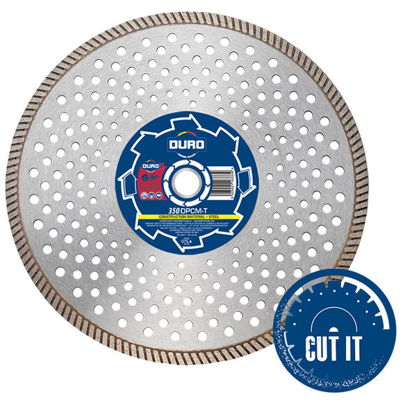Duro Diamond Products, Duro 350DPCM-T Construction Materials & Metal Blade