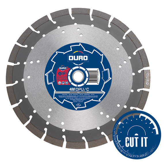 Duro Diamond Products, Duro 400DPU/C Universal Concrete Blade Ø20mm