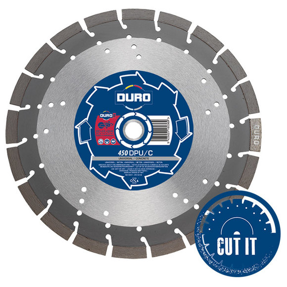 Duro Diamond Products, Duro 450DPU/C Universal Concrete Blade Ø25.4mm