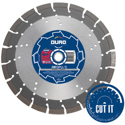 Duro 500DPU/C Universal Concrete Blade 500 mm 1" Bore