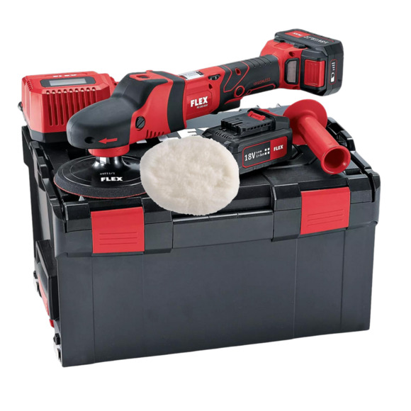 Flex, Flex Cordless Rotary Polisher 18.0V PE150 18.0-EC/5.0 Set BS