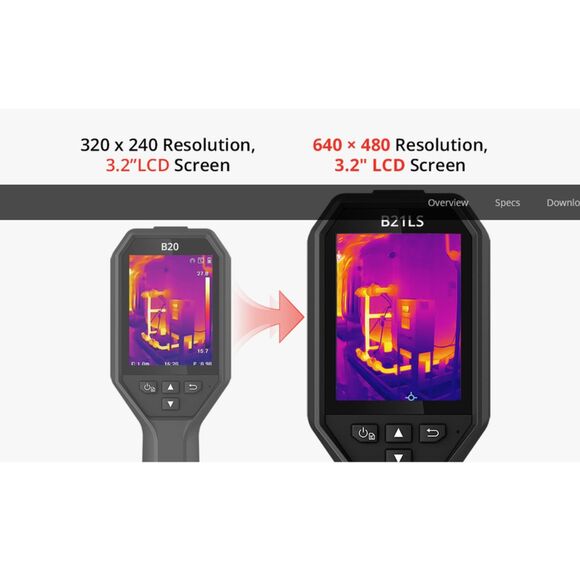 HIKMICRO, , Hikmicro B21LS Thermal Infrared Camera c/w Pouch