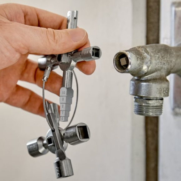 Knipex, , KNIPEX 001101 TwinKey Cabinet Key