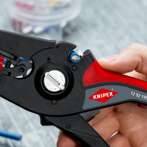 <BRAND>, KNIPEX 1252195 PreciStrip16® Automatic insulation stripper 190mm