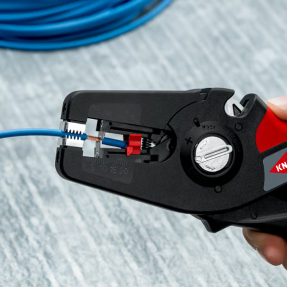 <BRAND>, KNIPEX 1252195 PreciStrip16® Automatic insulation stripper 190mm