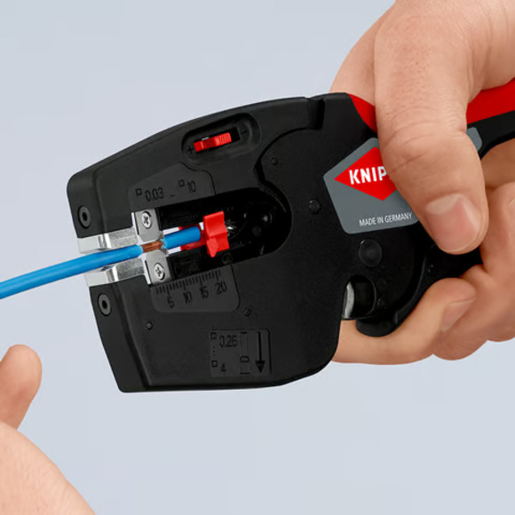 Knipex, , KNIPEX 1272190 NexStrip® Multi-Tool For Electricians With Non-Slip Plastic Grips 190mm