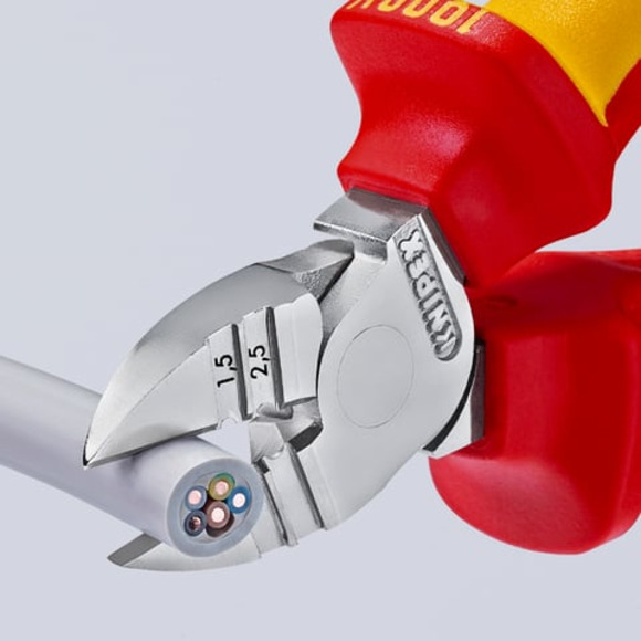 Knipex, , KNIPEX 1426160 160mm VDE Diagonal Insulation Stripper/Cutter