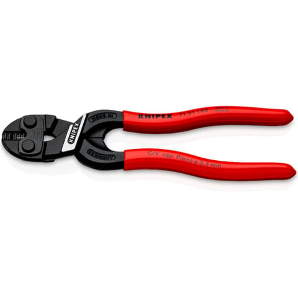Knipex, KNIPEX 160mm CoBolt S Compact Bolt Cutters With recess in the cutting edge