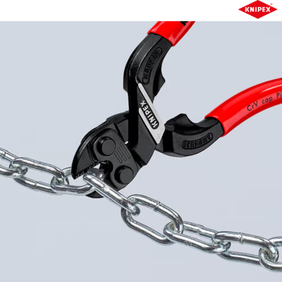 Knipex, , KNIPEX 160mm CoBolt S Compact Bolt Cutters With recess in the cutting edge