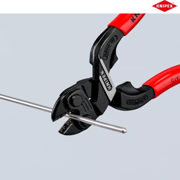 Knipex, , KNIPEX 160mm CoBolt S Compact Bolt Cutters With recess in the cutting edge