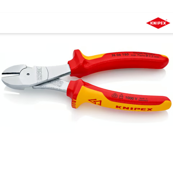 Knipex, , KNIPEX 180mm High Leverage Diagonal Cutter