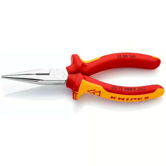 Knipex, KNIPEX 2506160 Snipe Nose Side Cutting Pliers