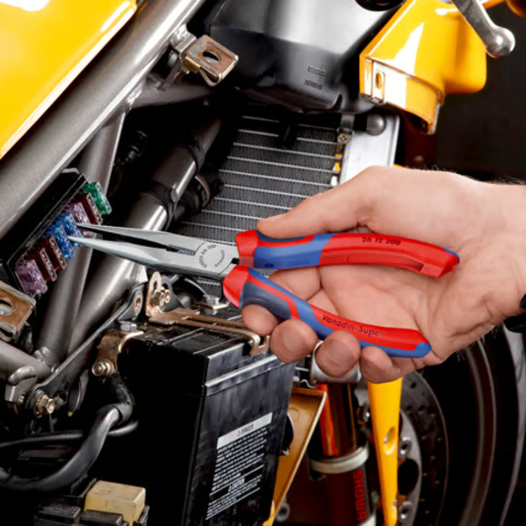 Knipex, , KNIPEX 2612200 Snipe Nose Side Cutting Pliers (Stork Beak Pliers)