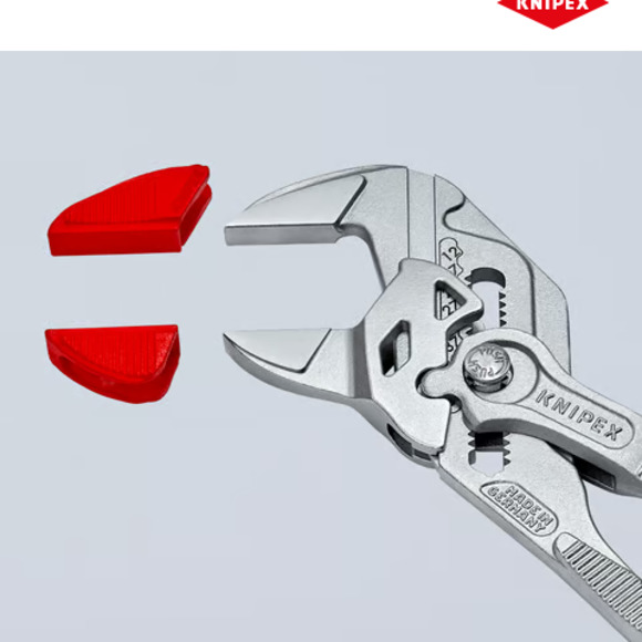 <BRAND>, KNIPEX 3 pairs of plastic jaws for all 86 XX 250 models (models from 2018)