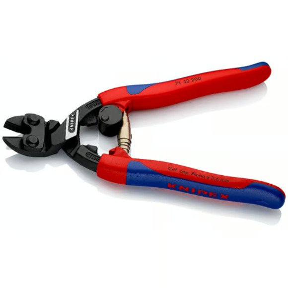 <BRAND>, KNIPEX 7142200 CoBolt With Slim Mult-Component Grips 200mm Cutting Edges With Bevel