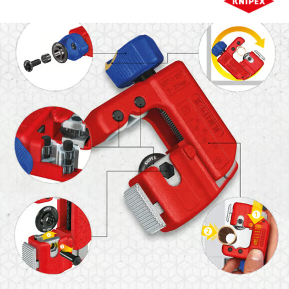 <BRAND>, KNIPEX TubiX S Pipe Cutter 3-30mm 903101