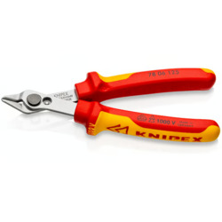 KNIPEX 7806125 Electronic Super Knips VDE 125mm Cutting Edges Without Bevel