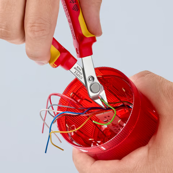 Knipex, , KNIPEX 7806125 Electronic Super Knips VDE 125mm Cutting Edges Without Bevel