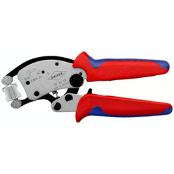 KNIPEX 975318 Twistor16 Self-Adjusting Crimping Pliers For Wire Ferrules With Rotatable Die Head