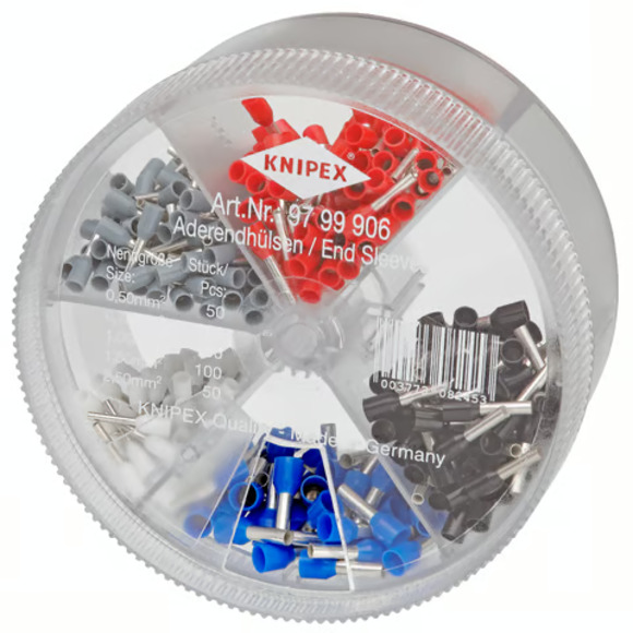 <BRAND>, KNIPEX 9799906 Assortment boxes With 450 insulated wire ferrules
