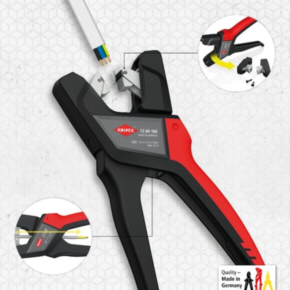 Knipex, , KNIPEX Automatic Insulation Stripper for flat cable