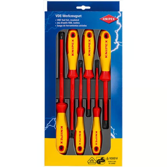 Knipex, KNIPEX 002012V01 Screwdriver Set 6 Parts