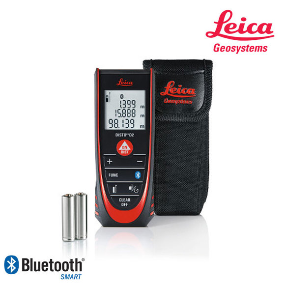 Leica Laser Products, , Leica DISTO D2-BT Laser Distance Measure
