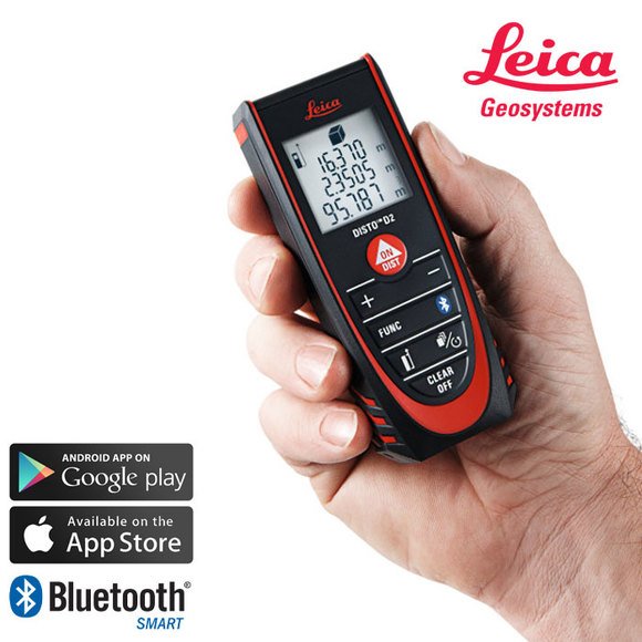 Leica Laser Products, , Leica DISTO D2-BT Laser Distance Measure