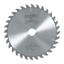 Mafell 092480 TCT Circular Saw Blade 168mm x 32T 