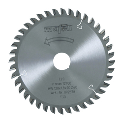 Mafell 092578 TCT  Laminate Circular Saw Blade 120mm x 40T