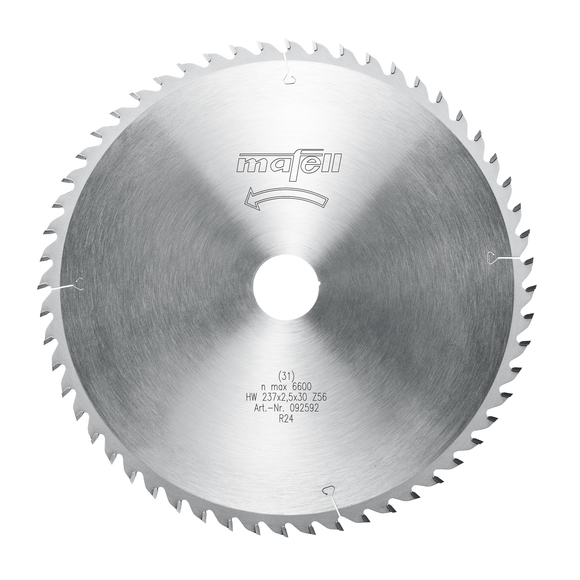 Mafell, Mafell 092592 TCT Circular Saw Blade 237mm x 56T