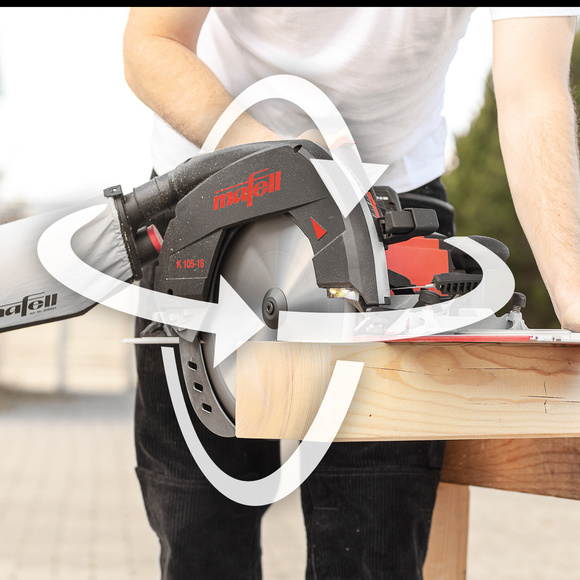 <BRAND>, Mafell K105 18v Cordless Portable Circular Saw Pure