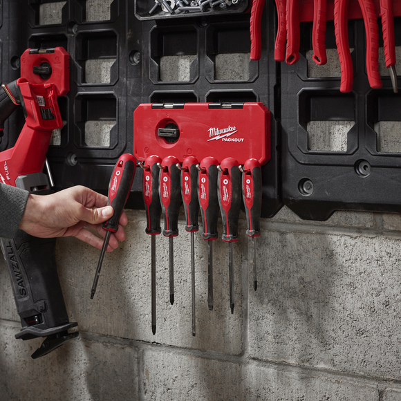 Milwaukee Power Tools, , Milwaukee Packout Small Hook Row