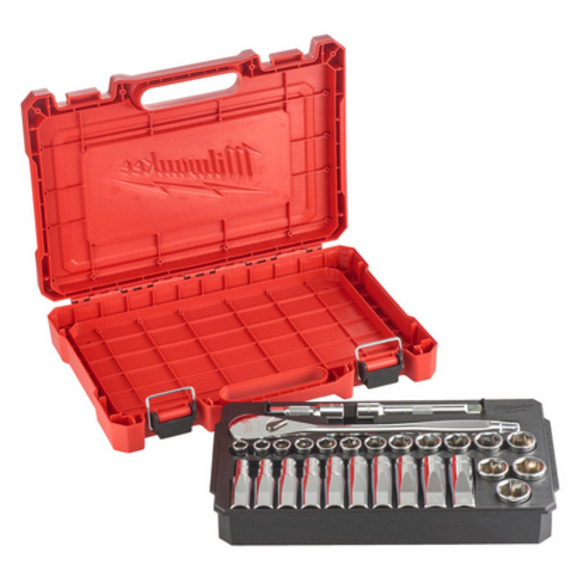 Milwaukee Power Tools, Milwaukee ½” 28pce Ratchet & Socket Set