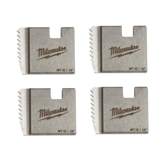 Milwaukee Power Tools, Milwaukee ¼” Inch NPT HS Dies For M18FPT114 & M18FPT2
