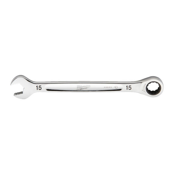Milwaukee Power Tools, Milwaukee 15 mm MAX BITE Ratcheting Combination Spanner